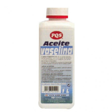 Aceite de vaselina PQS. Botella 1 Lt