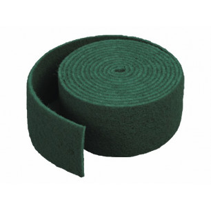 Rollo estropajo fibra abrasivo verde 6 metros (150x6000mm). Dureza media