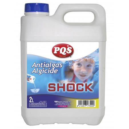 Antialgas - Algicida de choque PQS. Botella 2 Lt.