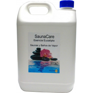Esencia para Saunas y baños de vapor. Aroma Eucamenol (eucalipto y mentol). Botella 1 Lt.