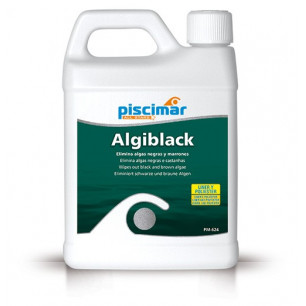 PM-624 ALGIBLACK: antialgas especialmente formulado para el control de algas negras. Botella 1,1 Kg.