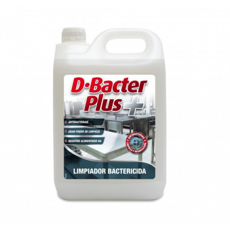 D-BACTER PLUS Desinfectante y bactericida. Botella 5 Lt