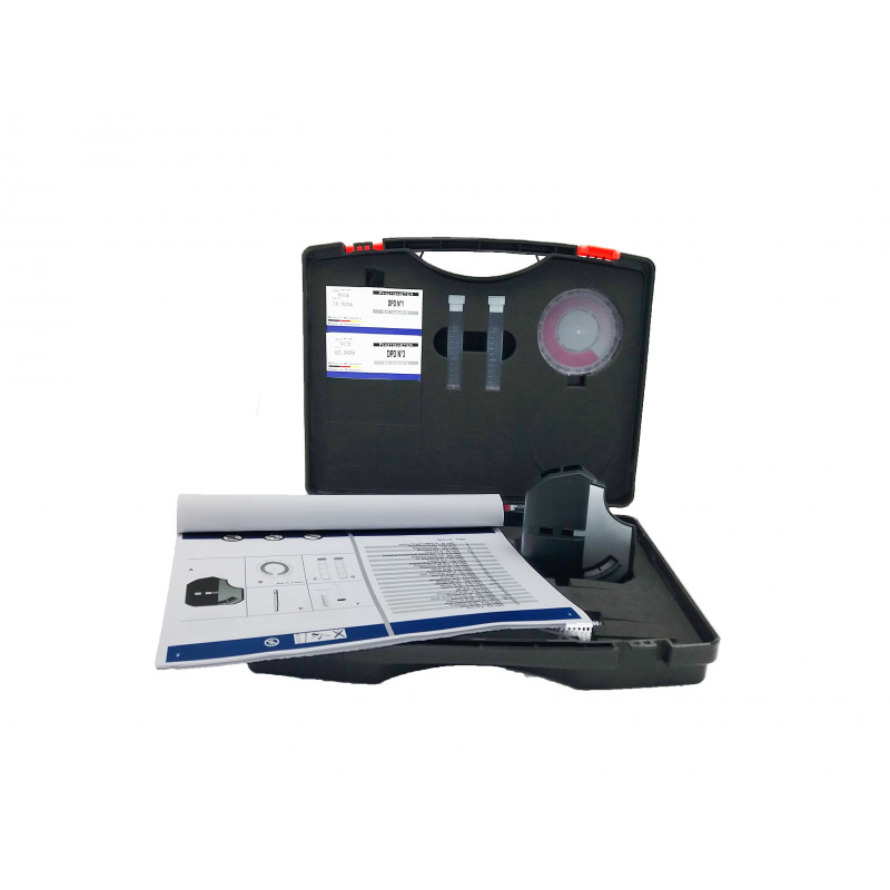 Test maletín disco colorímetro cloro rango medición 0.0 - 1.0 ppm