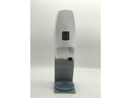 Dispensador óptico de gel desinfectante con soporte sobremesa