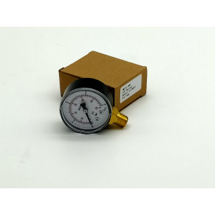 Manómetro 0-4 BAR radial D.50 mm 1/4" salida lateral