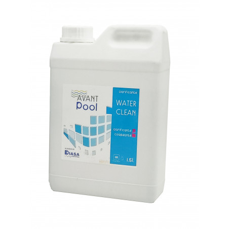Waterclean: Clarificador natural para piscinas y spas. Botella 1.5 Lt.