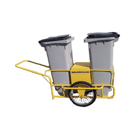 Carro de limpieza viaria 2 cubos - Street Cleaning Cart